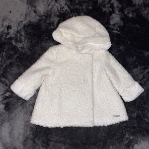 NWT Mayoral Cream Coat 6M